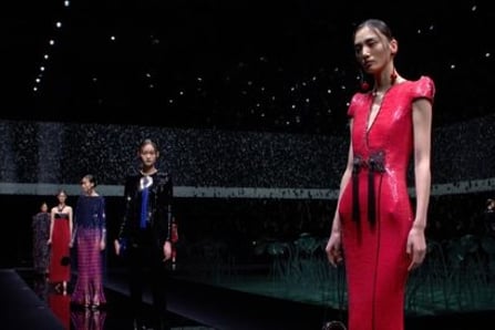Giorgio Armani: Autumn/Winter 2020/21 show in Milan