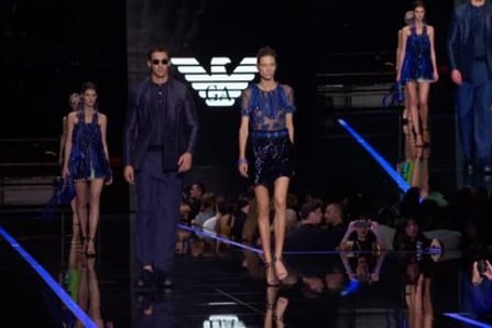 Emporio Armani - Men's and Women's Spring/Summer 2019 Collection in Milan