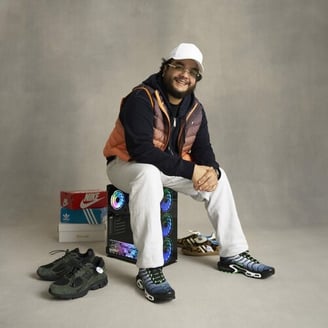 eBay says Alhan Gençay collab is "ultimate clash of sneakers and gaming"