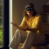 アップルが約50万円のヘッドマウント型デバイスを発売、横幅30メートルで大迫力の視界に