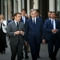 Arnault gets highest French honor in ceremony attended by Musk