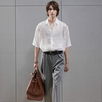 Hermès: muitos tons minerais e muitos shorts